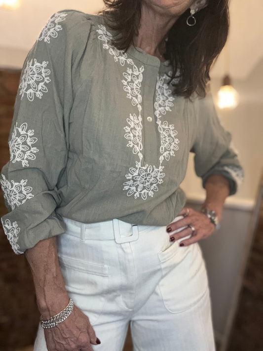 Emily Embroidered Blouse