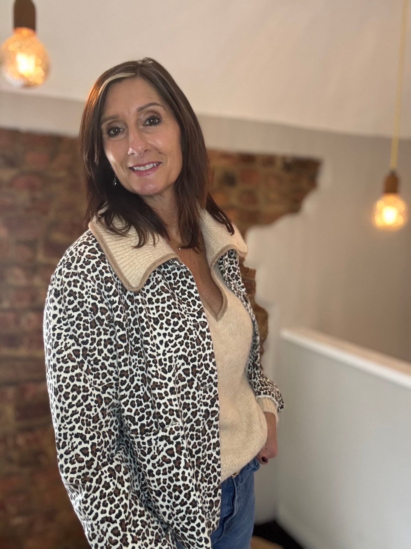 Lexi Leopard Print Jacket