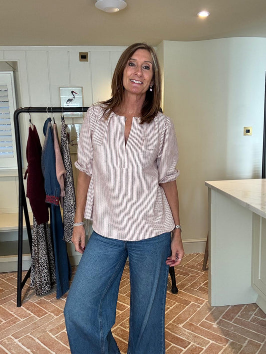 Sybil Striped Blouse