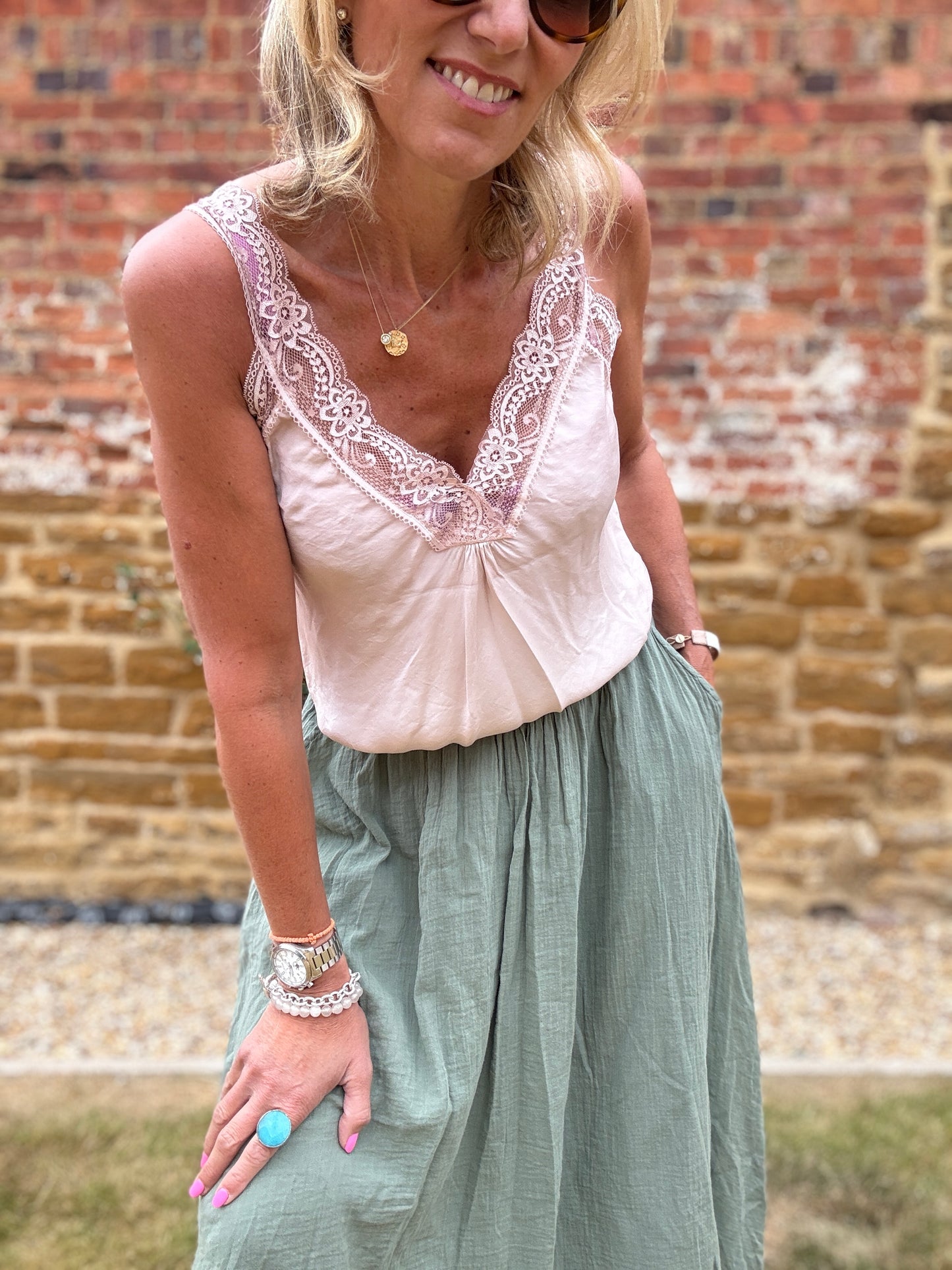 Sasha Cotton Maxi Skirt
