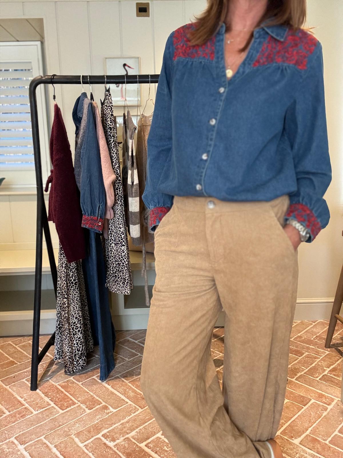 Cassie Straight Leg Cords