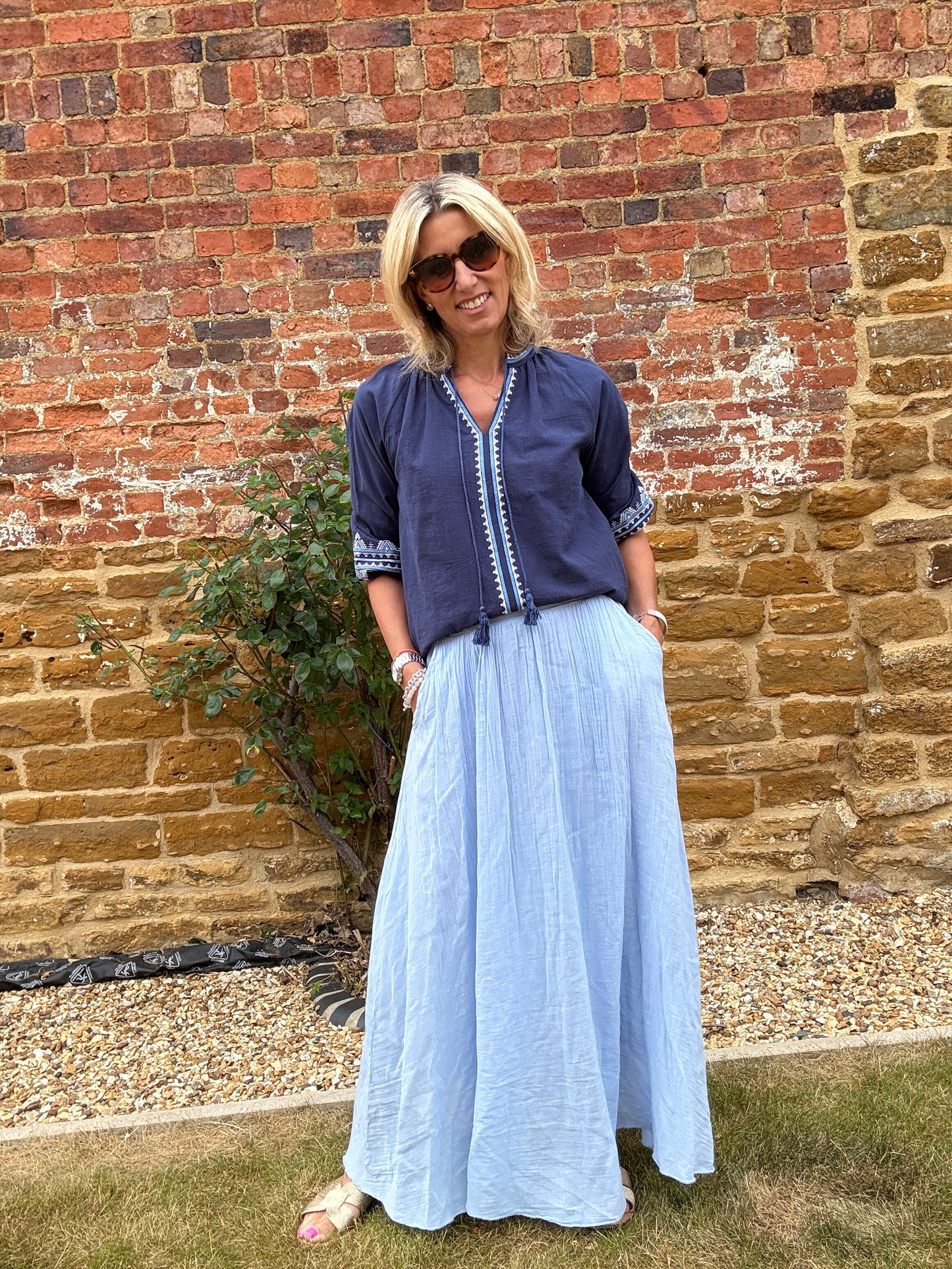 Sasha Cotton Maxi Skirt