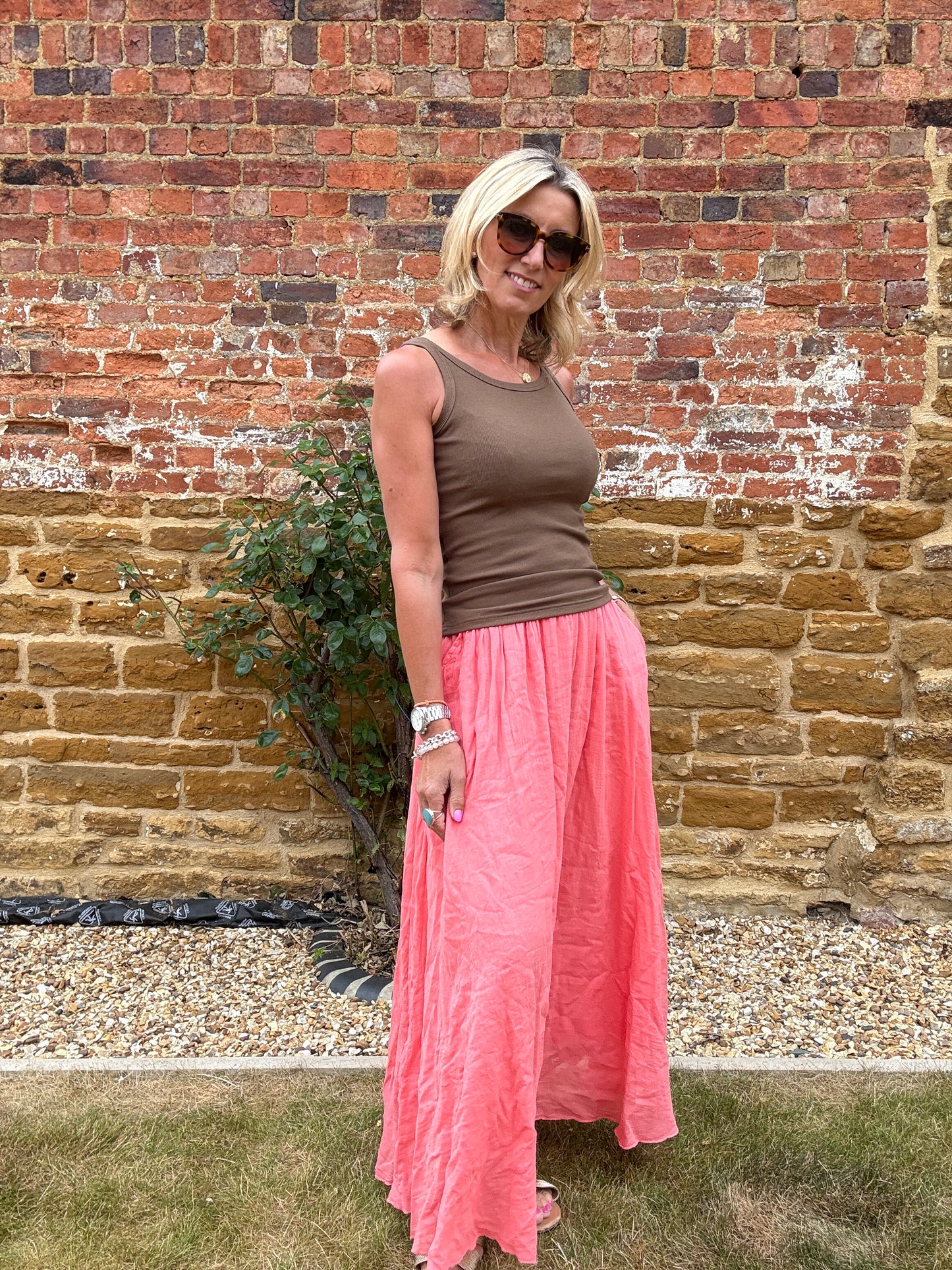 Sasha Cotton Maxi Skirt