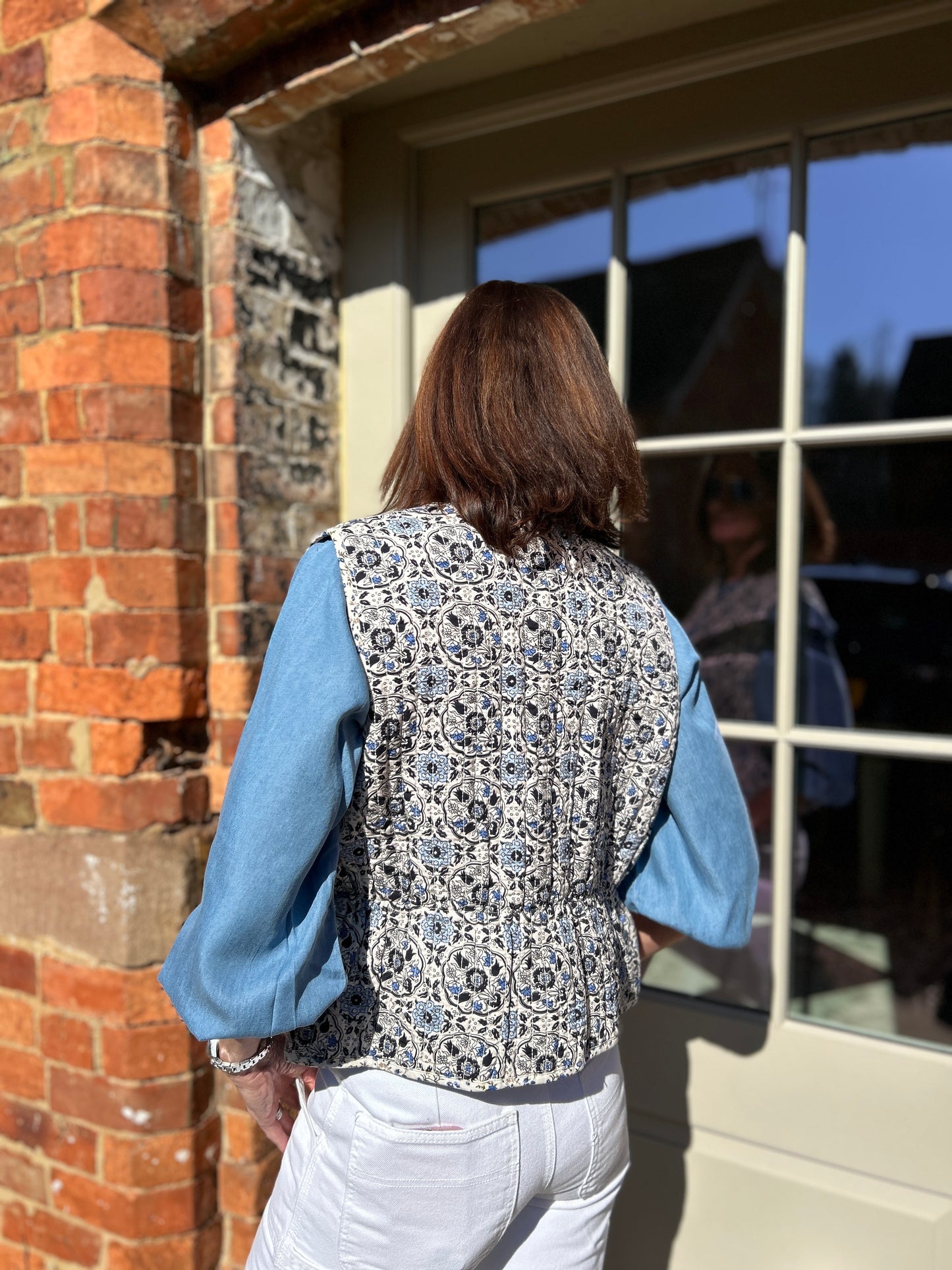 Kate printed Gilet