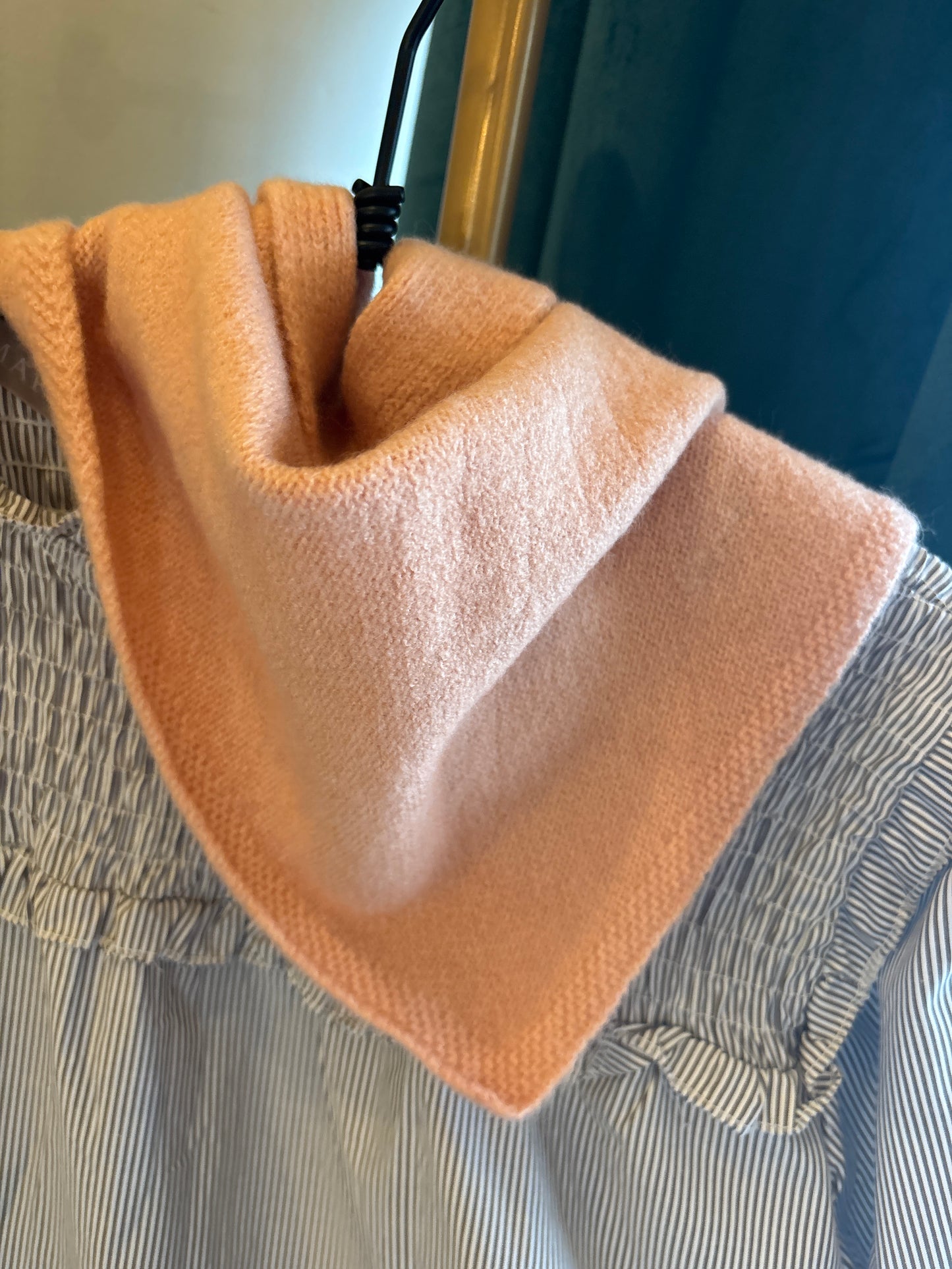 Peggy triangle wool neck scarf