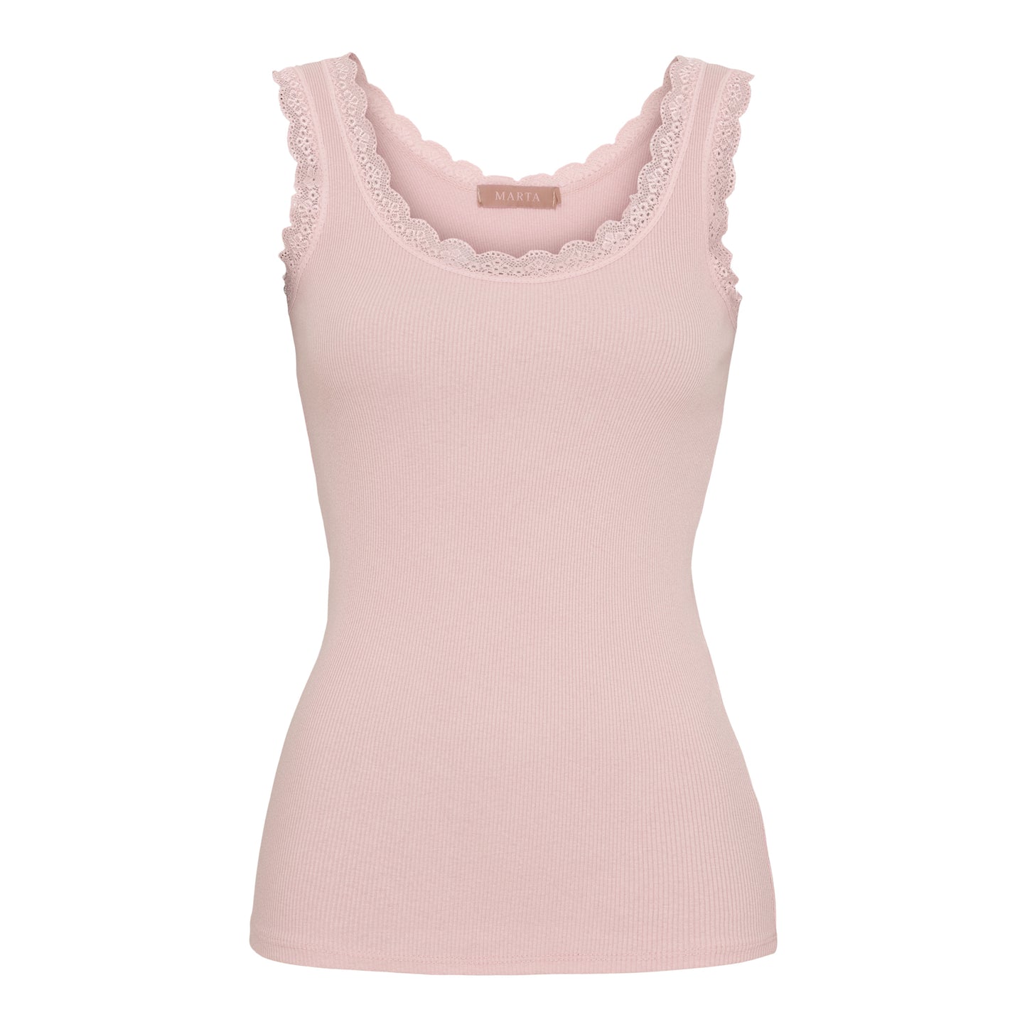 Lara Ribbed Lace Vest