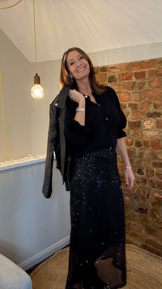 Sophia Sequin Skirt