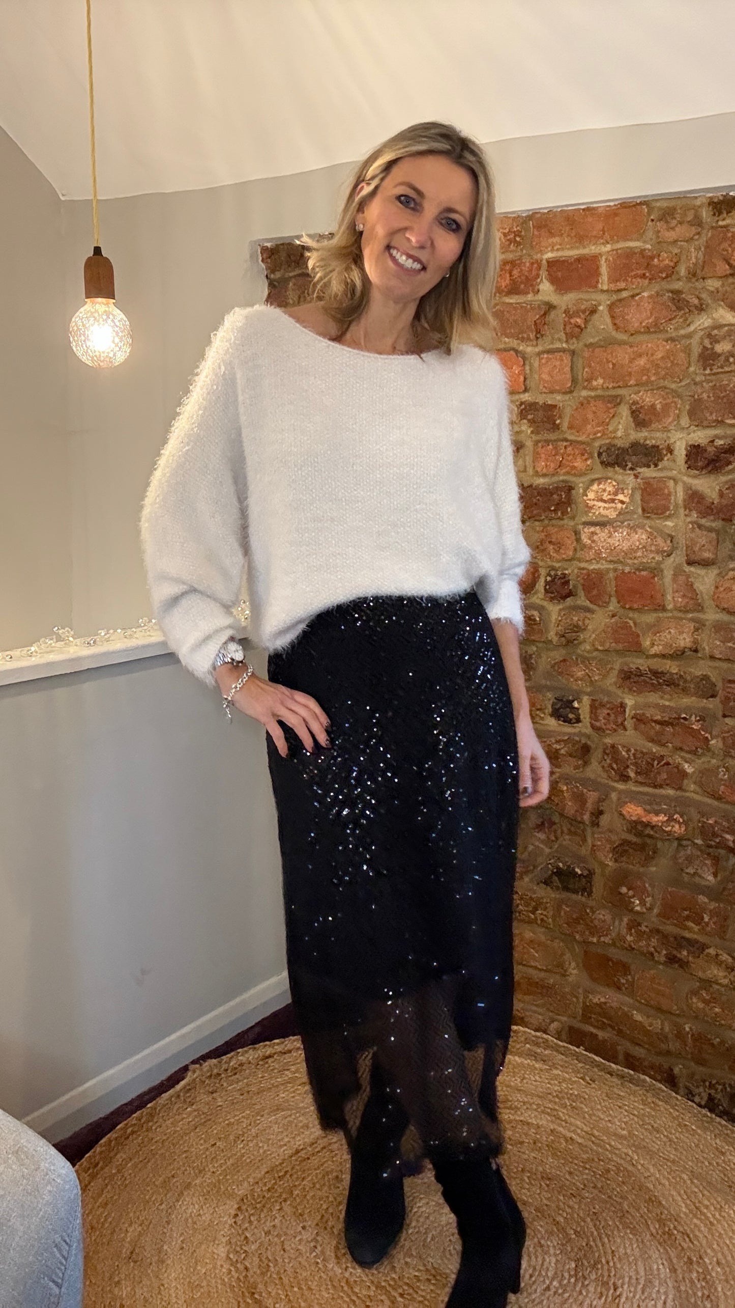 Sophia Sequin Skirt
