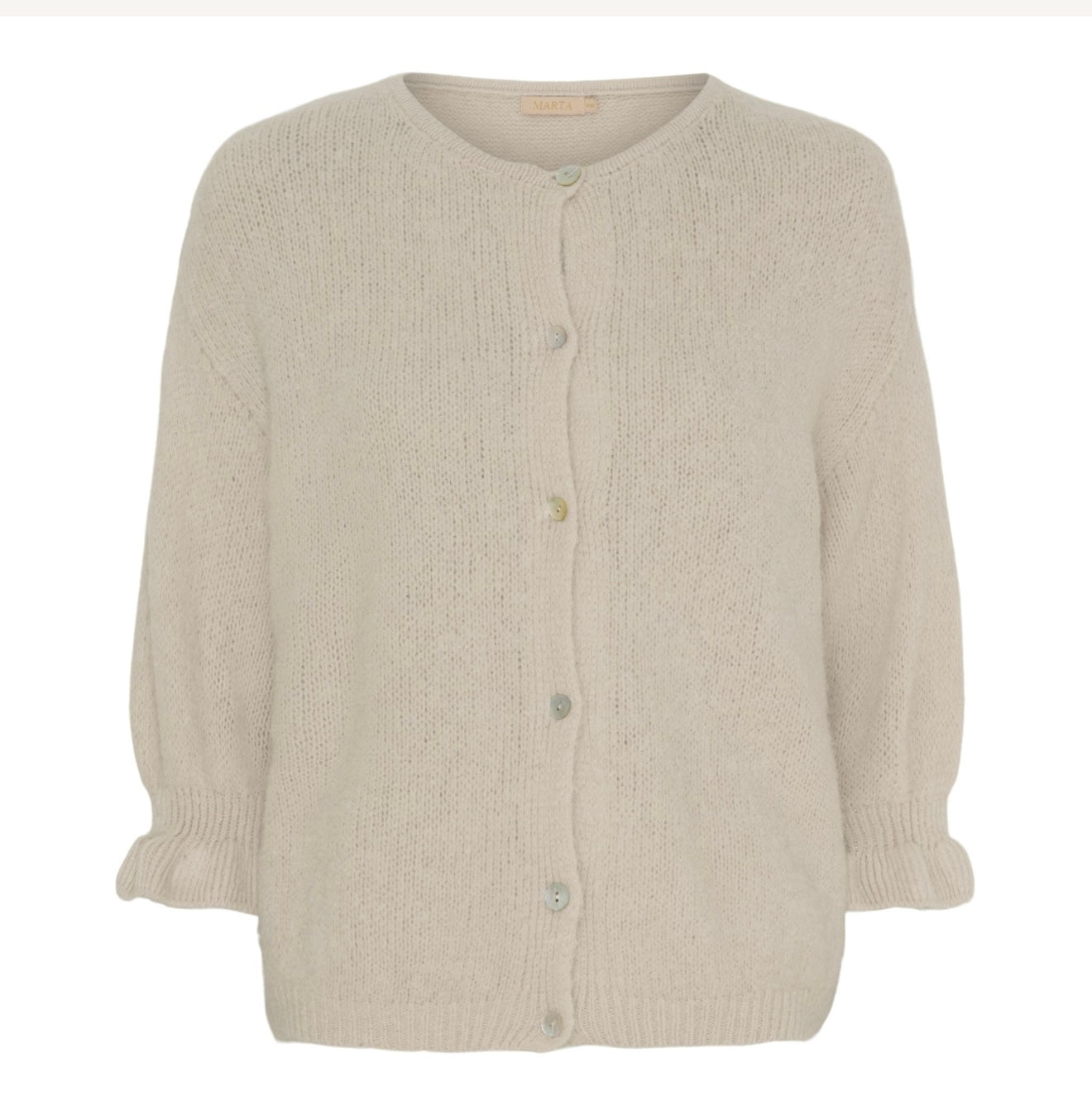 Clara Baby Alpaca Ruffle Cuff Cardigan