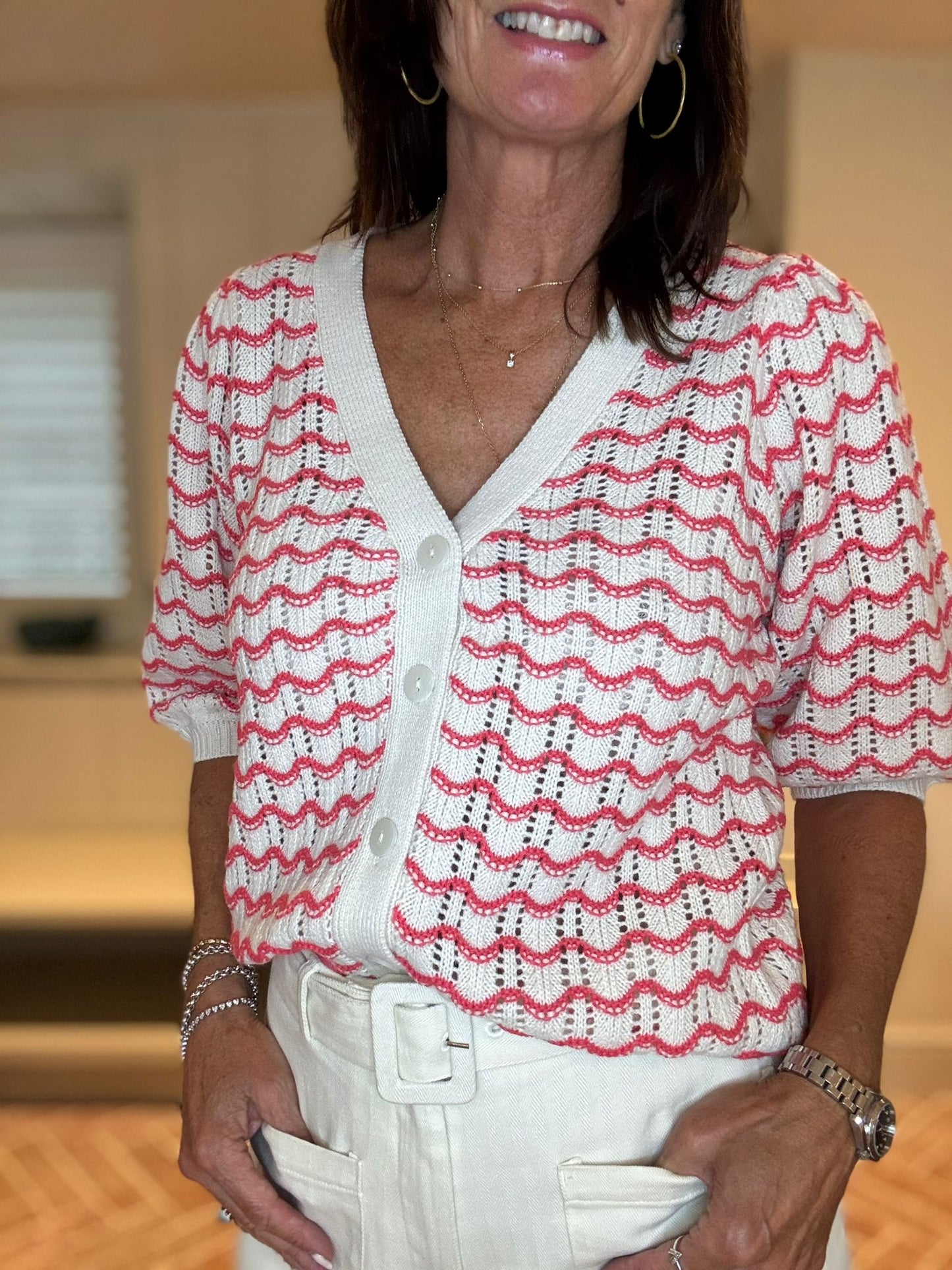 Mimi Crochet Cardigan