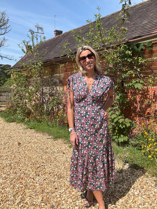 Isla Floral Midi Dress