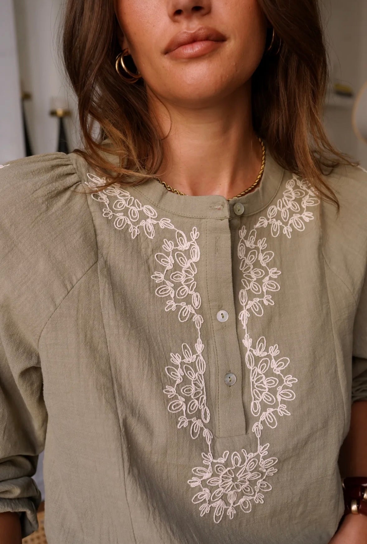 Emily Embroidered Blouse